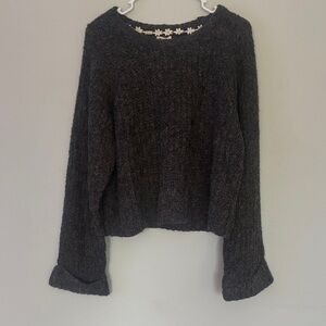 New POL Oversized Cuff Sleeve Sweater
